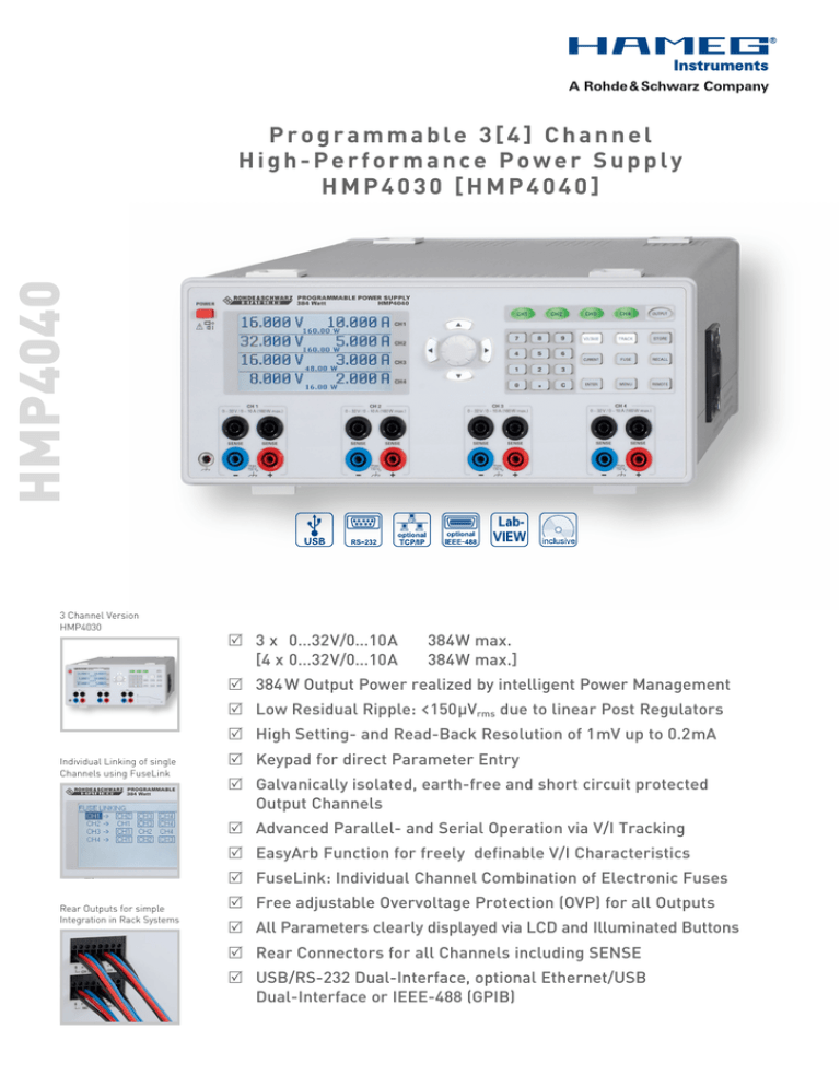hmp4030 hmp4040 programmable 34 channel high performance power supply hmp4030 hmp4040 programmable 34 channel high performance power supply