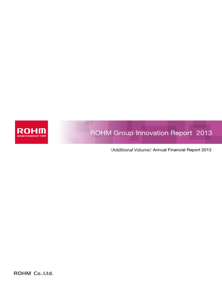 Annual Financial Report2013 Annual Financial Report2013