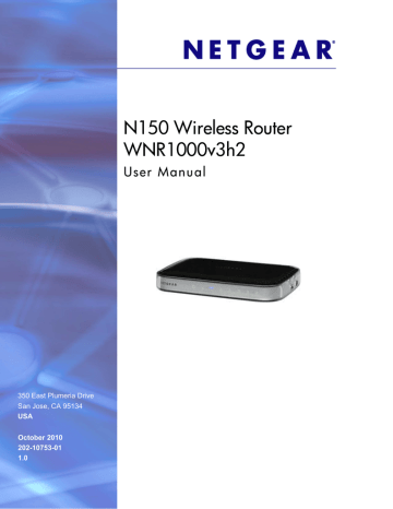 Netgear WNR1000v3h2 User manual | Manualzz