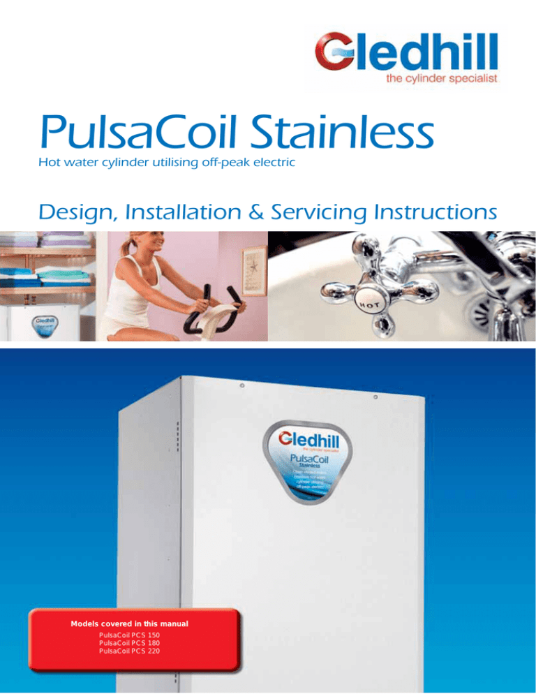 Gledhill PulsaCoil Stainless Owner's manual Gledhill PulsaCoil Stainless Owner's manual