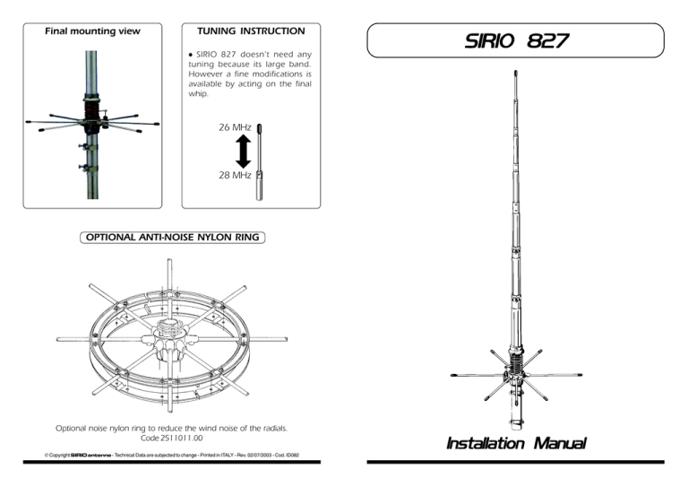 Sirio 827 Sirio 827