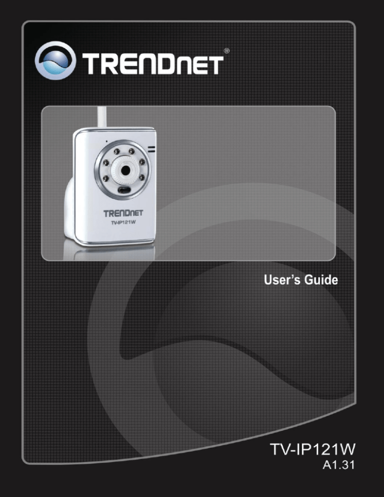 Trendnet TV-IP121W User guide Trendnet TV-IP121W User guide