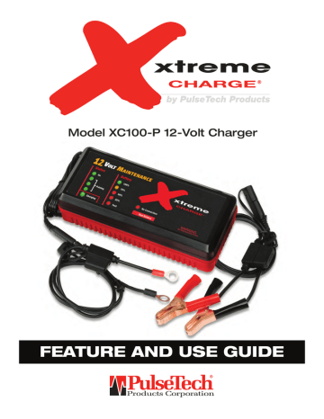 FEATURE AND USE GUiDE Model XC100-P 12-Volt Charger | Manualzz