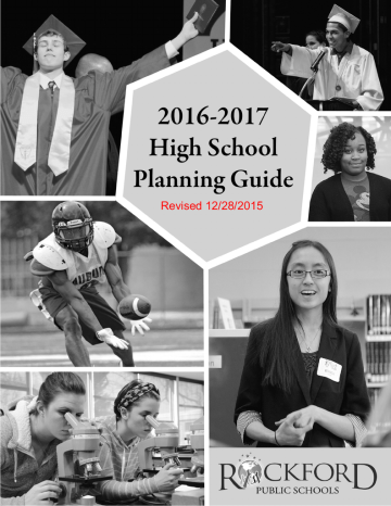 2016-17 Planning Guide 2016-17 Planning Guide