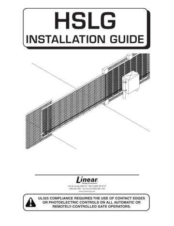 Nortek Contol HSLG Instructions | Manualzz Nortek Contol HSLG Instructions | Manualzz