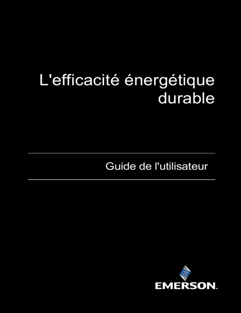 L'efficacité énergétique durable L'efficacité énergétique durable