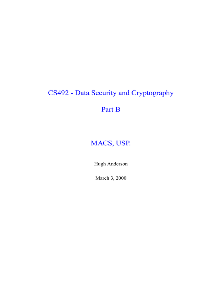 CS492 CS492