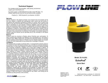 Echopod DL14 Quickstart Guide Echopod DL14 Quickstart Guide