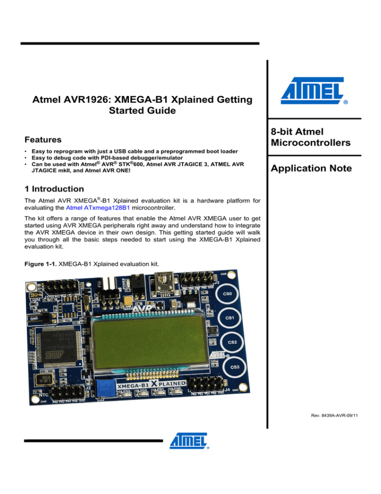 View detail for Atmel AVR1926: XMEGA View detail for Atmel AVR1926: XMEGA