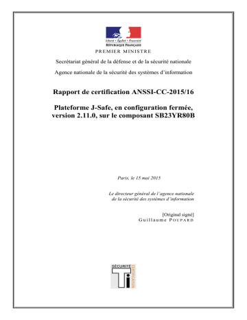 Secrétariat général de la défense et de la sécurité nationale Secrétariat général de la défense et de la sécurité nationale