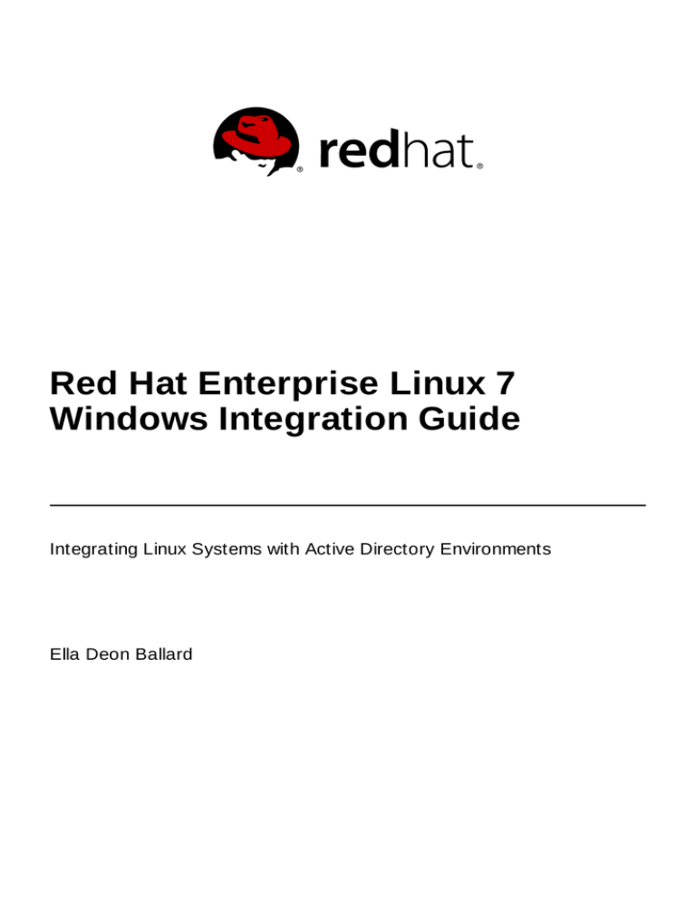 Windows Integration Guide Windows Integration Guide