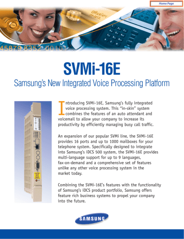 SVMi-16E_Brochure SVMi-16E_Brochure