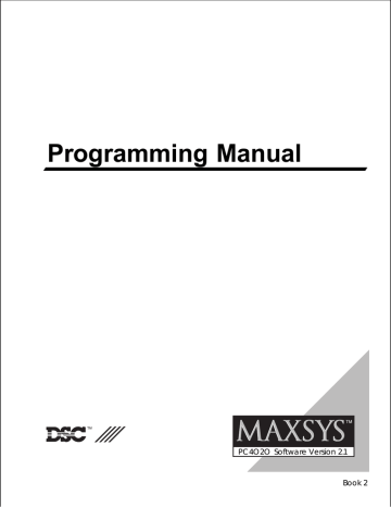 PC4020 v2.1 Program Manual | Manualzz PC4020 v2.1 Program Manual | Manualzz