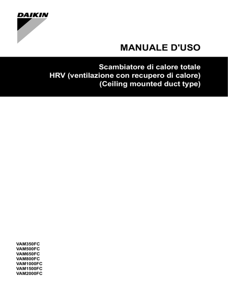 VAM350-2000FC_4PIT415945-1_2015_08_Operation manual_Italian VAM350-2000FC_4PIT415945-1_2015_08_Operation manual_Italian