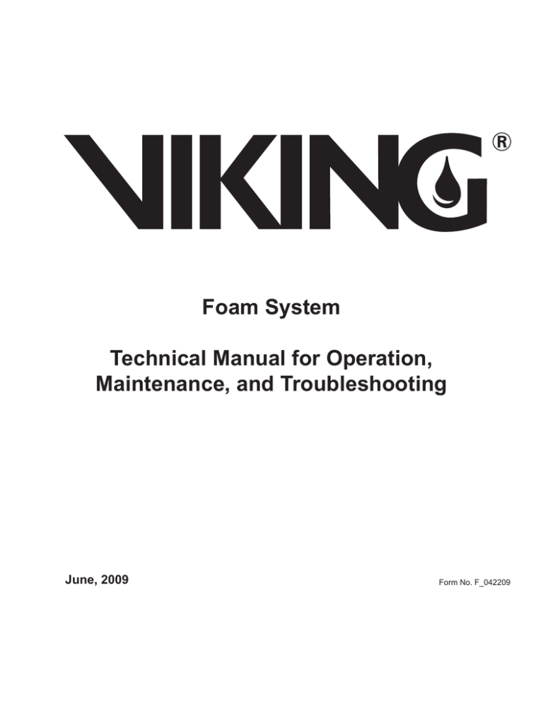 Foam Systems Manual Foam Systems Manual