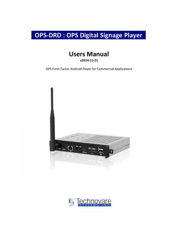 NEC OPS-DRD User manual | Manualzz