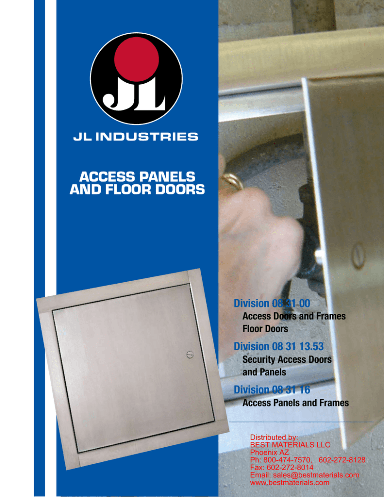 Access PAnels And Floor doors Division 08 31 00 Division 08 31 13.53 Access PAnels And Floor doors Division 08 31 00 Division 08 31 13.53