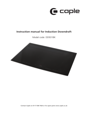 Caple DD931BK Instruction manual Caple DD931BK Instruction manual