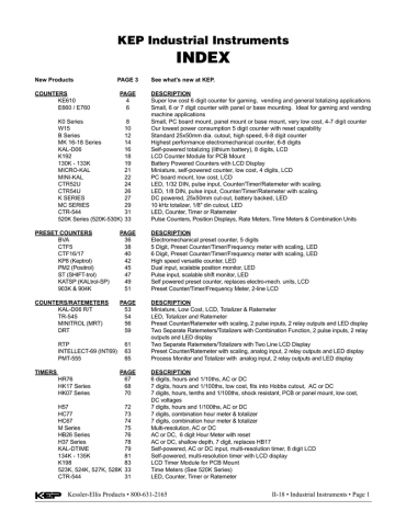 Industrial instrument catalog Industrial instrument catalog