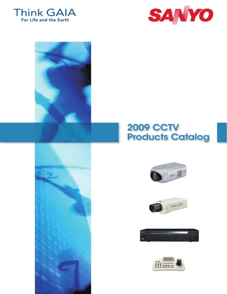 Sanyo CCTV Brochure (English) Sanyo CCTV Brochure (English)