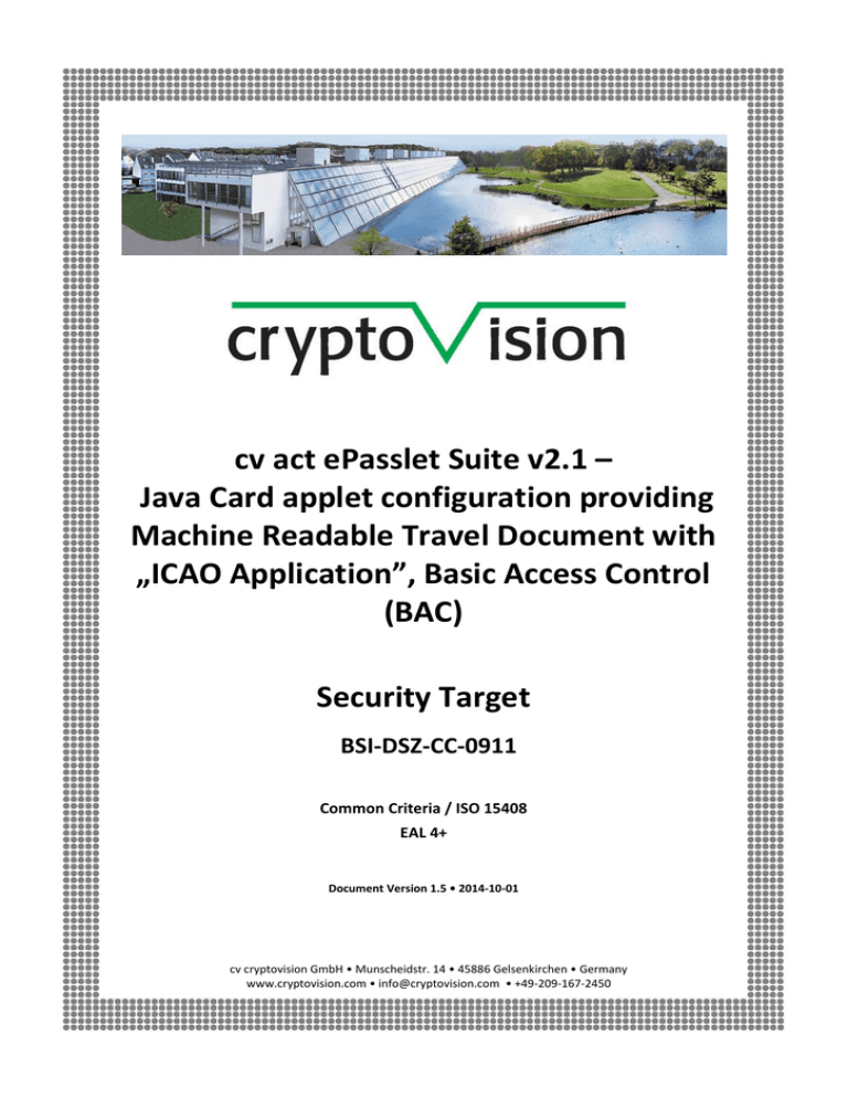 Security Target: 0911b_pdf Security Target: 0911b_pdf