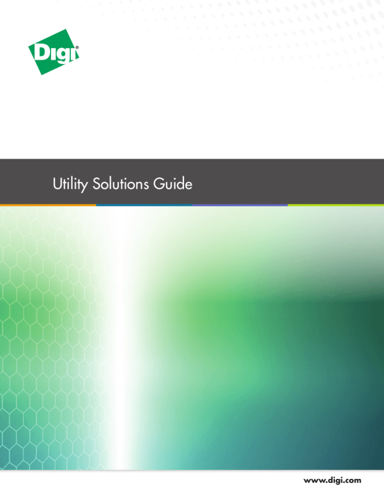 Utility Solutions Guide Utility Solutions Guide