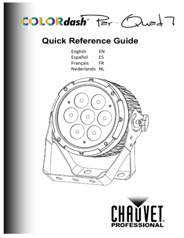 Chauvet Colordash Quick Reference Guide | Manualzz