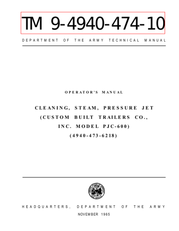 TM-9-4940-474-10 TM-9-4940-474-10
