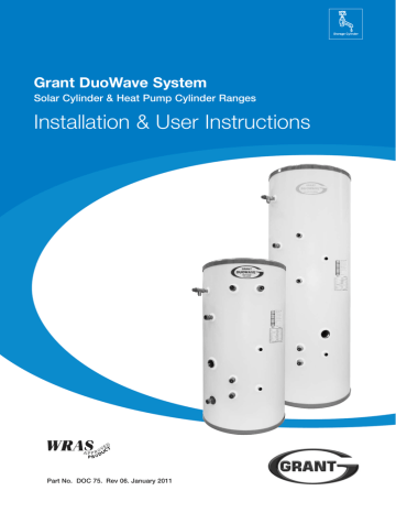 Grant DuoWave Cylinder manual - DOC75 Rev06 Grant DuoWave Cylinder manual - DOC75 Rev06