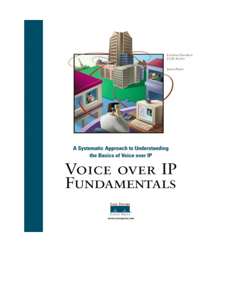 Cisco - Voice over IP Fundamentals Cisco - Voice over IP Fundamentals