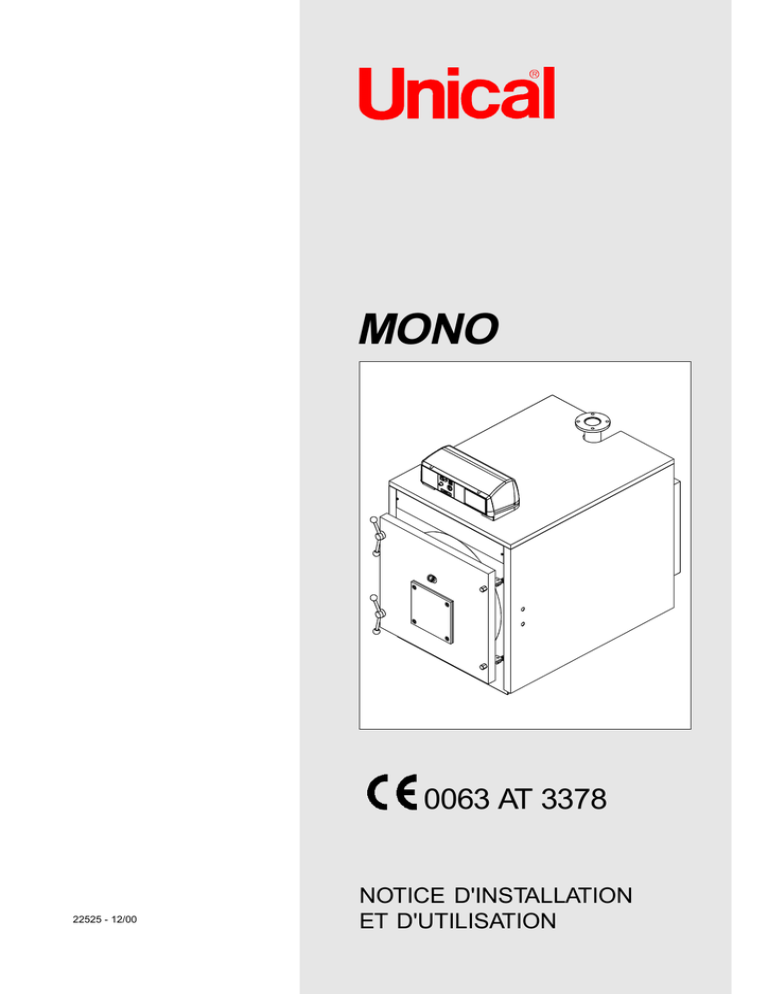 UNICAL caldaia mono FR UNICAL caldaia mono FR