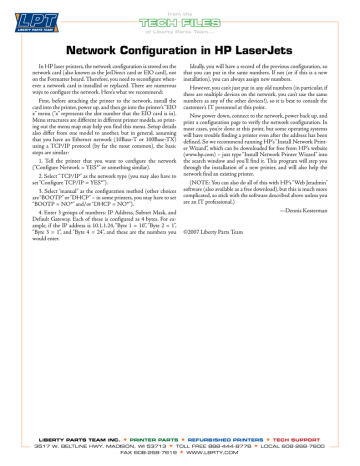 Network Config Network Config
