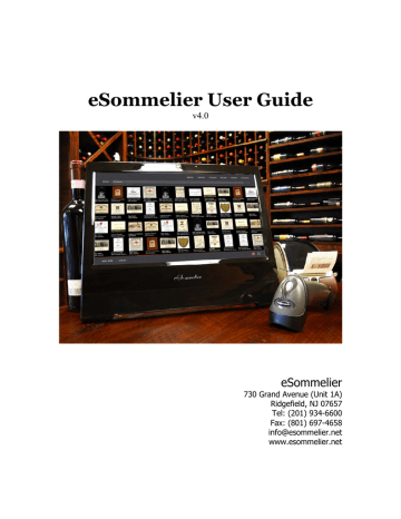 eSommelier Wine Collection Management System User Guide | Manualzz