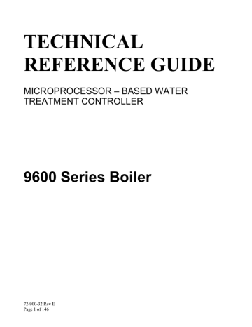 TECHNICAL REFERENCE GUIDE  9600 Series Boiler | Manualzz