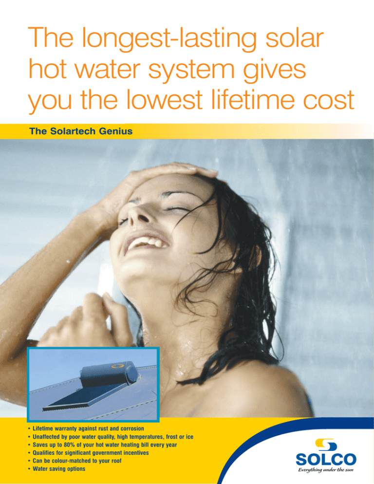 SOLARTECH Genius product details SOLARTECH Genius product details