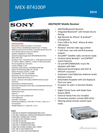 MEXBT4100P PID MEXBT4100P PID
