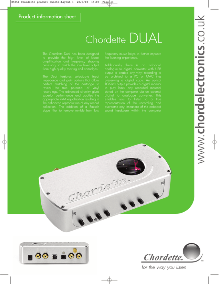 Chordette Dual Chordette Dual