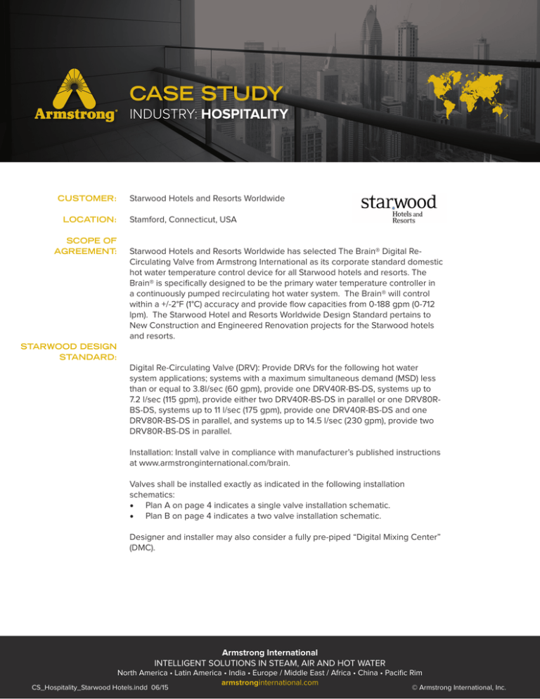 CS_Hospitality_Starwood Hotels CS_Hospitality_Starwood Hotels