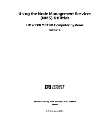 Using the Node Management Services NMS Utilities Using the Node Management Services NMS Utilities