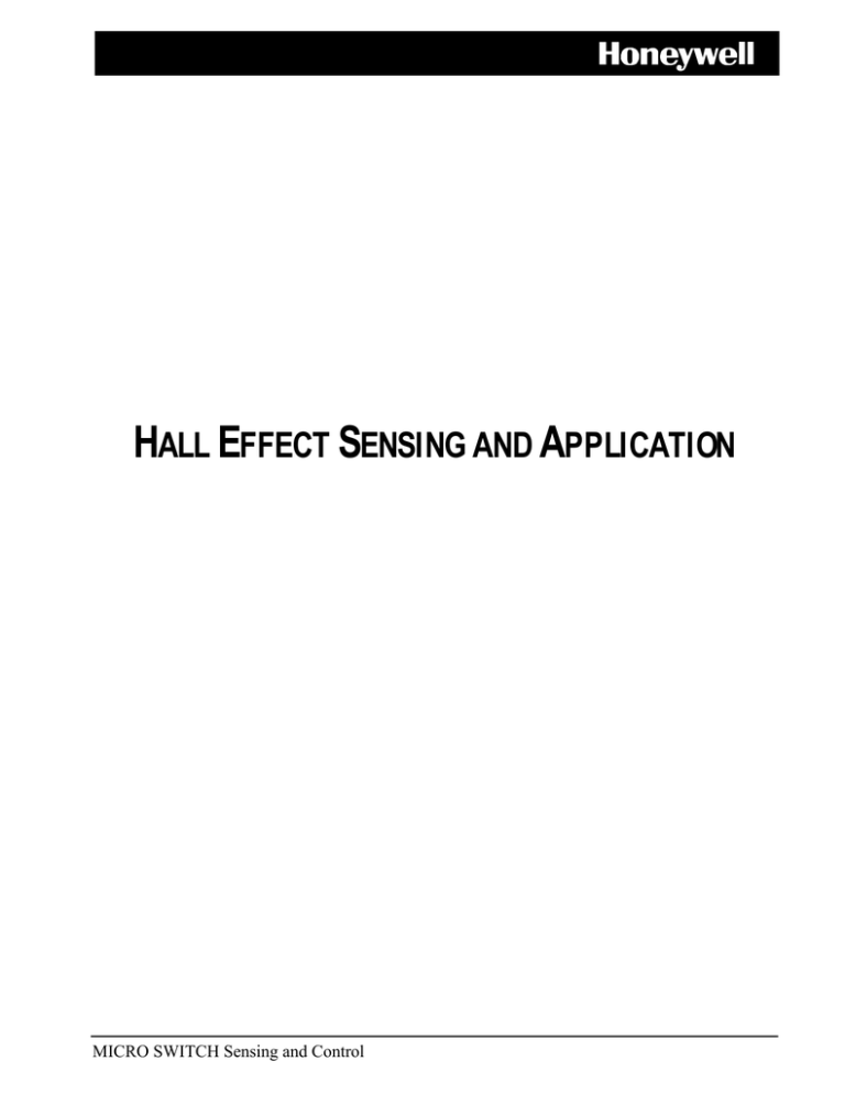 halleffect sensor book halleffect sensor book