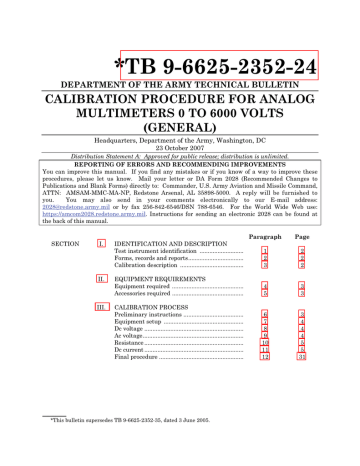 TB-9-6625-2352-24 TB-9-6625-2352-24