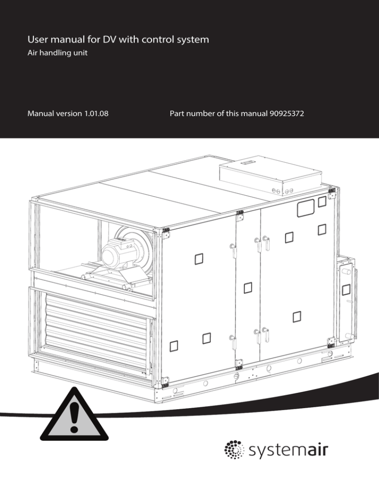 User manual for DV with control system version 1.01.08 User manual for DV with control system version 1.01.08