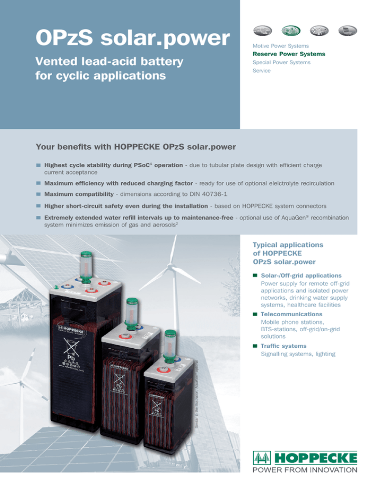 OPzS solar.power en1211 OPzS solar.power en1211