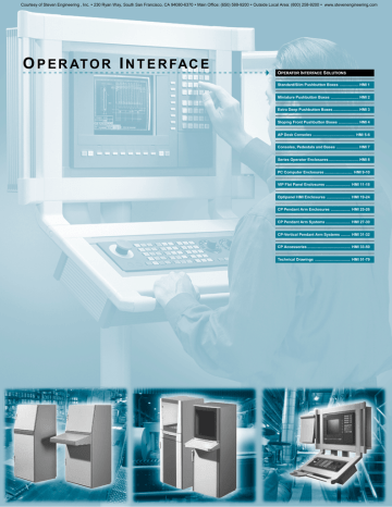 Operator Interface Operator Interface