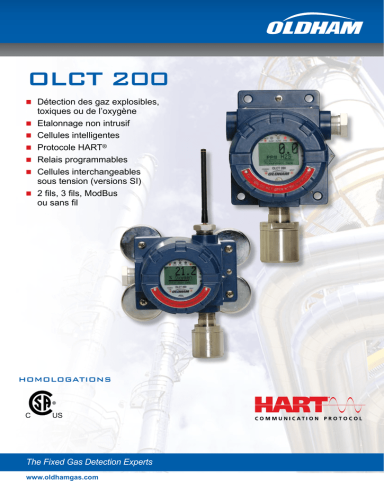 Oldham OLCT200 Product Literature (French) Oldham OLCT200 Product Literature (French)