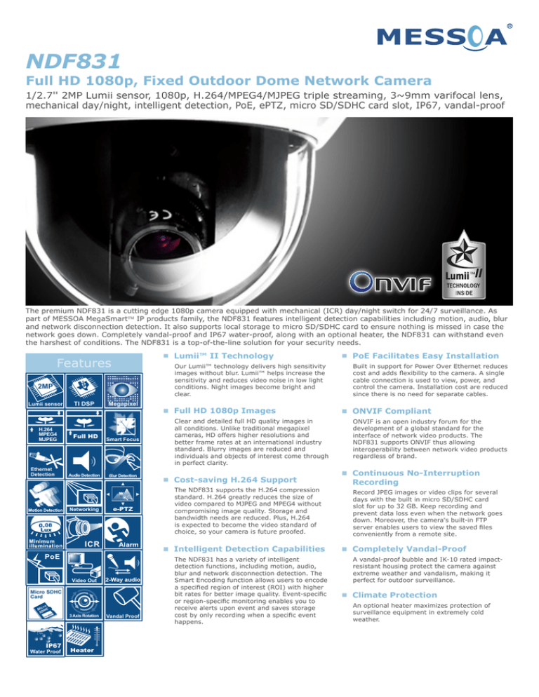 Messoa NDF831 Datasheet Messoa NDF831 Datasheet