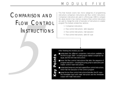 Comparison and Flow Control Instructions .... (116K pdf file) Comparison and Flow Control Instructions .... (116K pdf file)