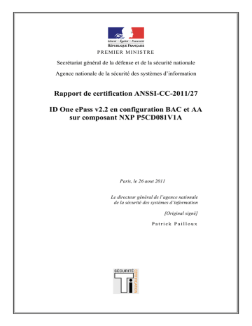 Secrétariat général de la défense et de la sécurité nationale Secrétariat général de la défense et de la sécurité nationale