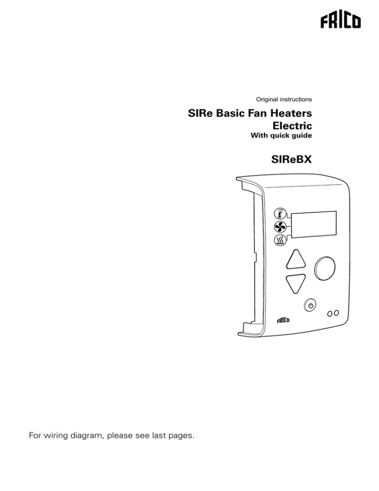 Manual SIRe Basic FH Electric Manual SIRe Basic FH Electric
