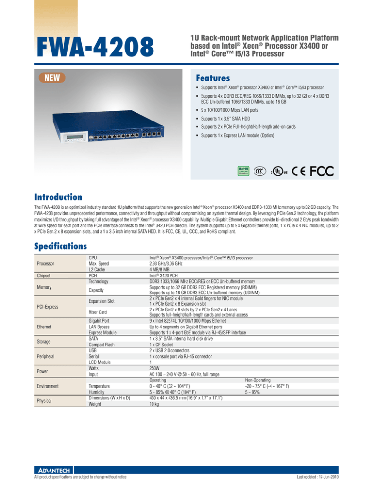 FWA-4208 FWA-4208
